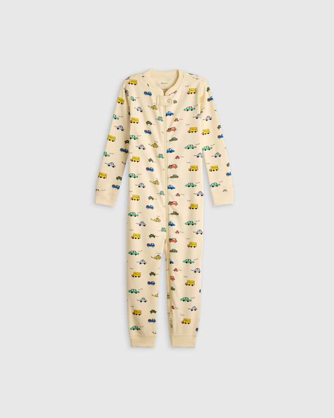 Cars 100% Organic Cotton One Piece Pajama