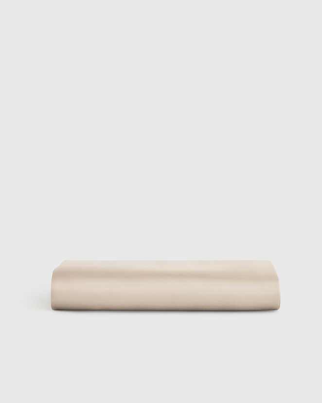 Sand Giza Egyptian Cotton Sateen Fitted Sheet