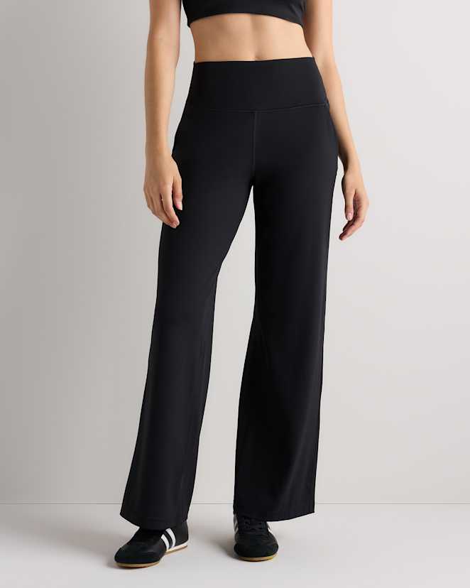 Black Ultra-Form High-Rise Wide Leg Pants