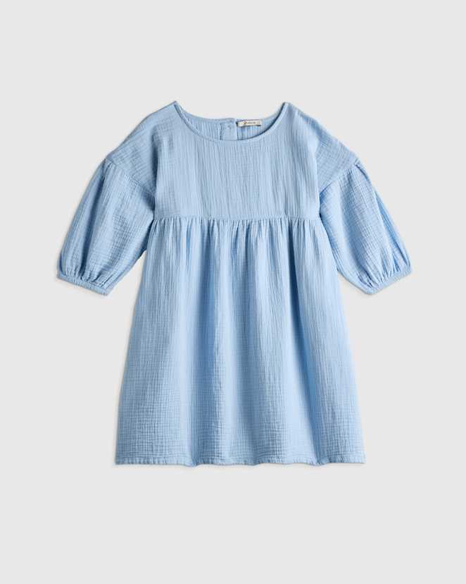 Ocean Breeze 100% Organic Cotton Gauze Dress