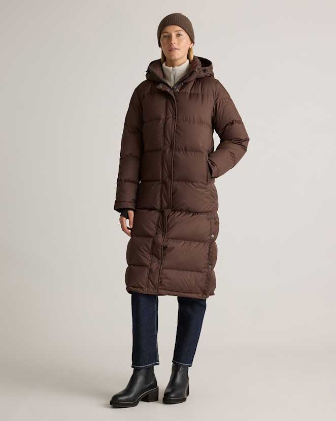 Hot Fudge Responsible Down Long Puffer Jacket