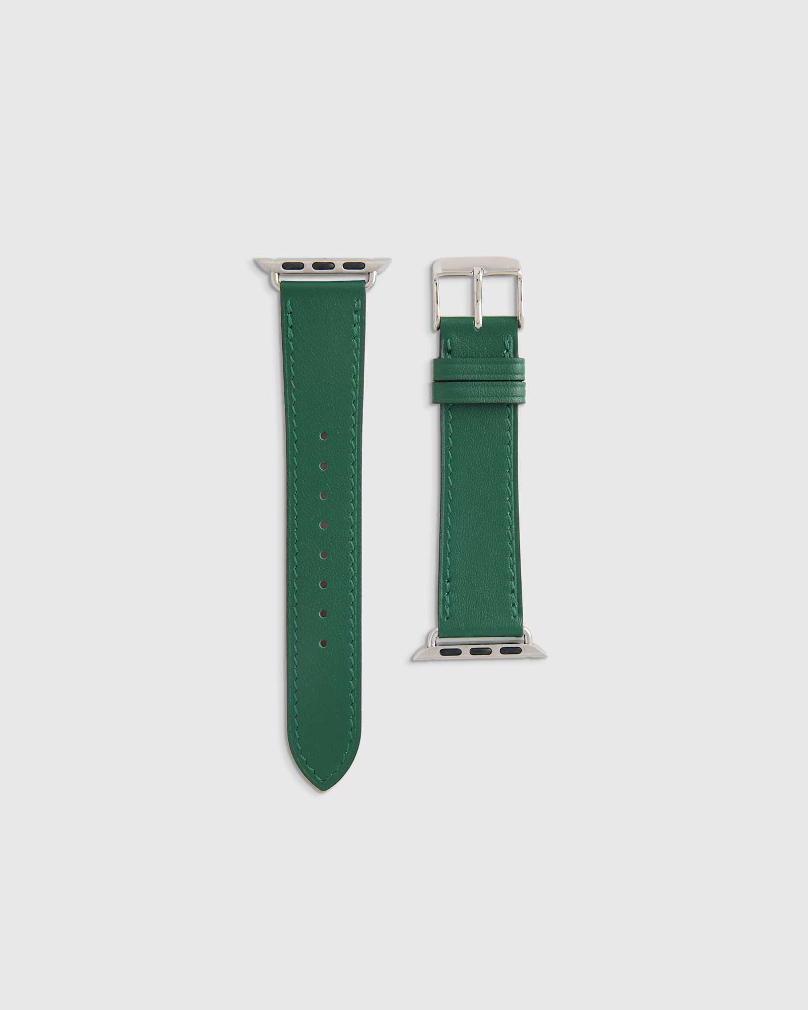 dark-green Leather Smartwatch Band