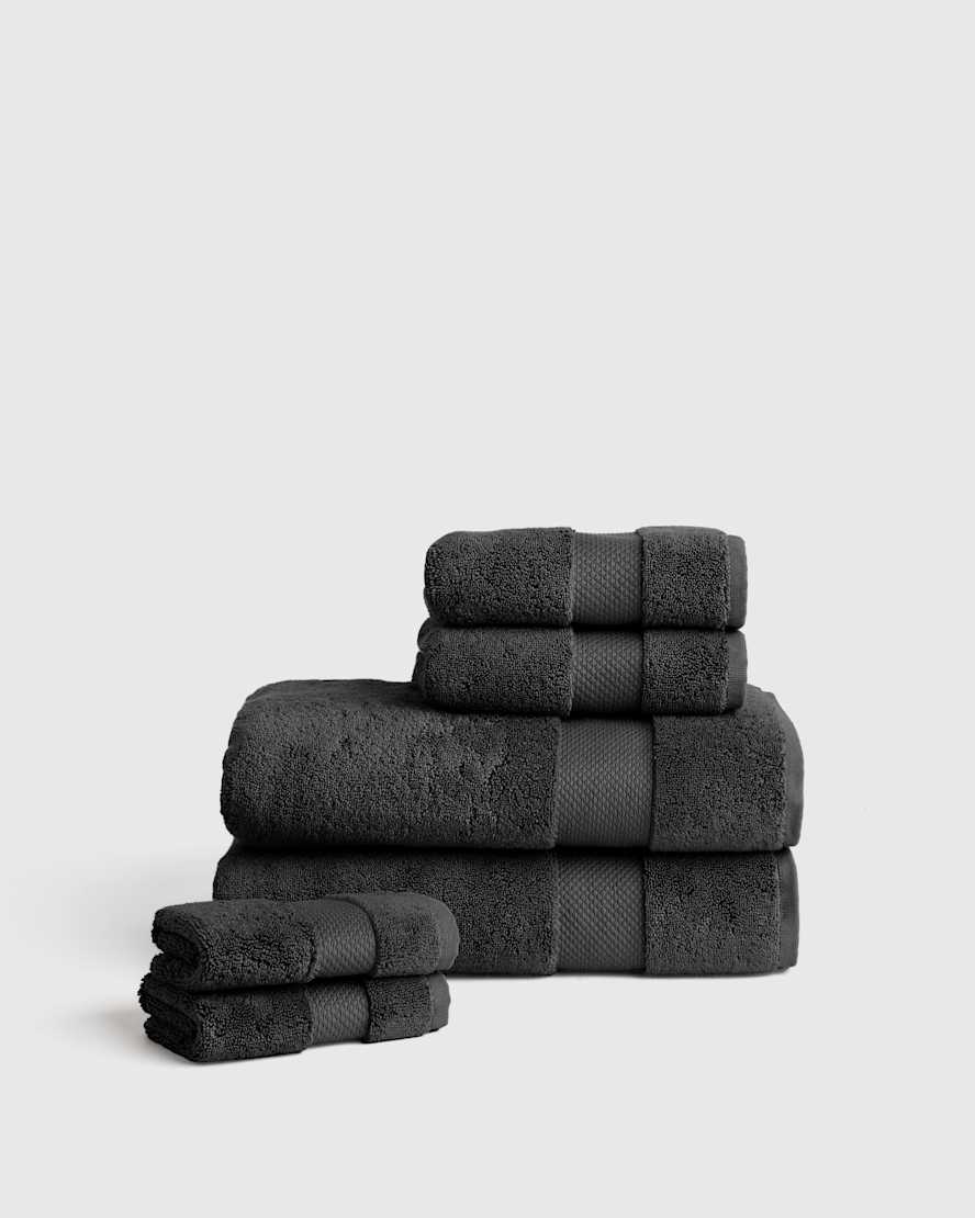 Charcoal Turkish Ultra Plush Bath Towel Bundle