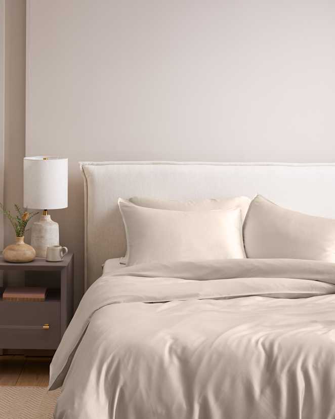 Sand Bamboo Sham Set