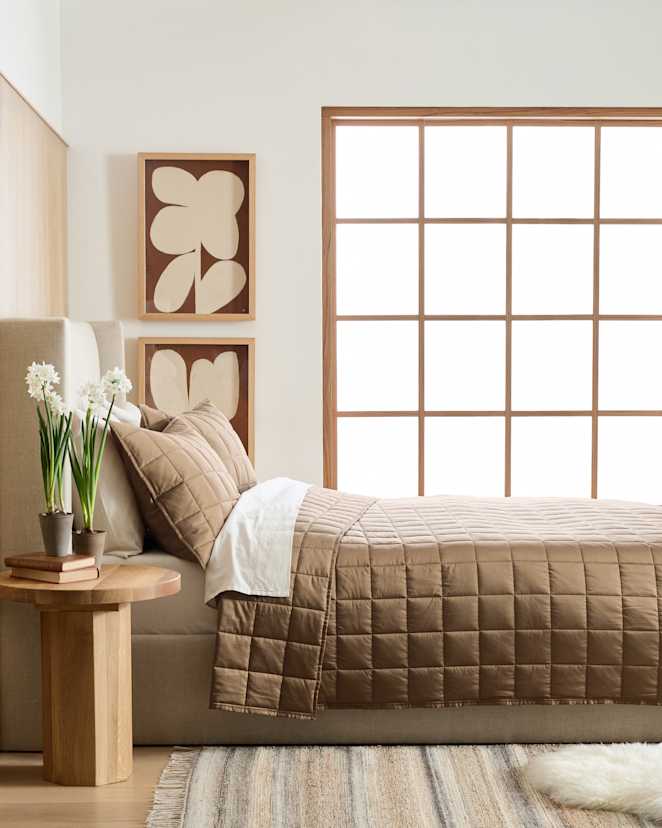 Walnut Bamboo Box Quilt