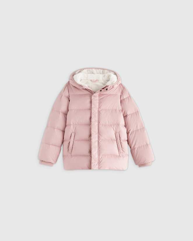 Pale Mauve Heavyweight Down Puffer Coat