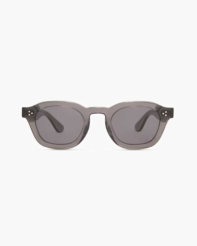 Clear Slate with Grey lens Maldives Polarized Acetate Sunglasses