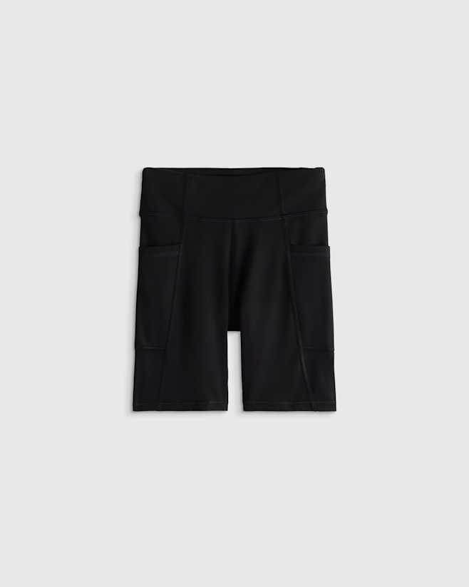 Black Girls Ultra-Form Pocket Bike Shorts