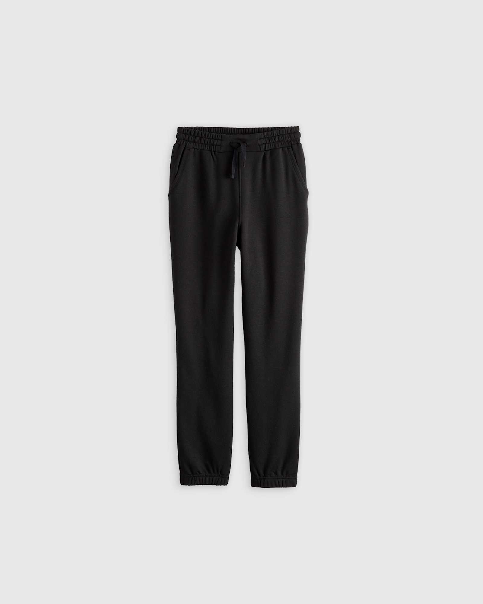 black SuperSoft Fleece Joggers