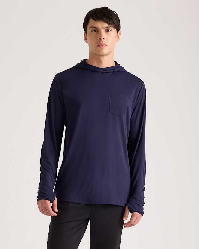 Deep Navy Ultra-Light Performance Hoodie