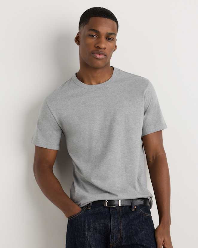 Heather Grey Japanese Lotus Tee