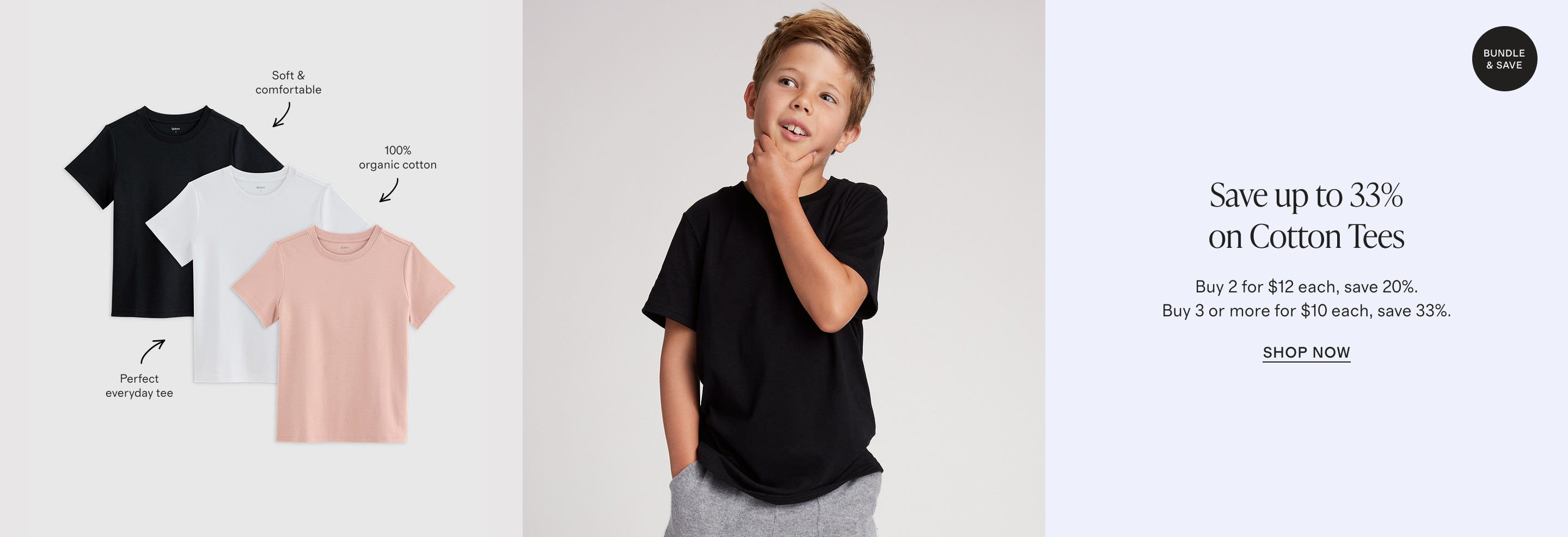 cotton tees desktop banner