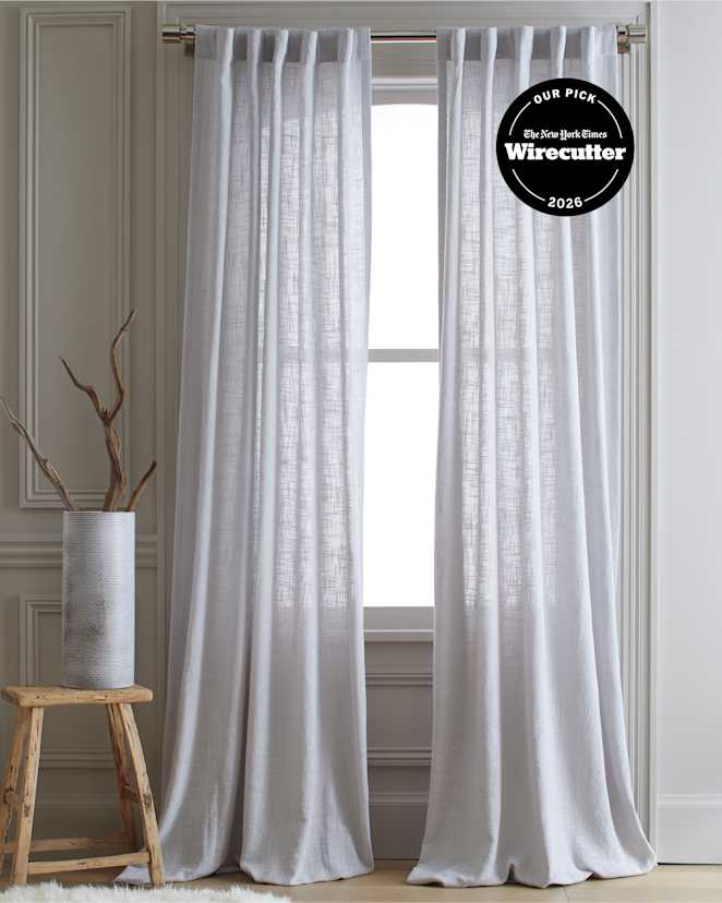 Cloud Cotton Sheer Curtain Set (Set of 2)