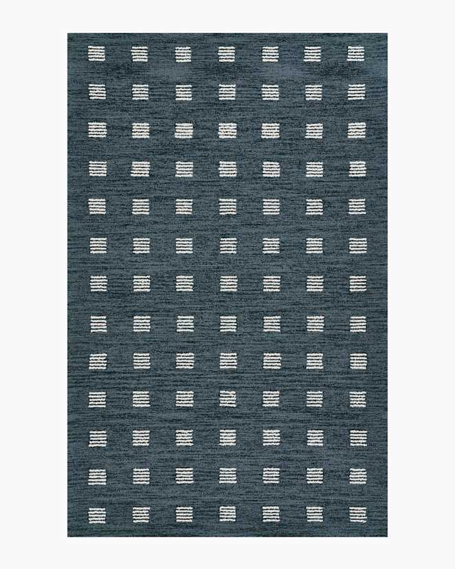 Blue Sullivan Hand-Tufted Wool Rug