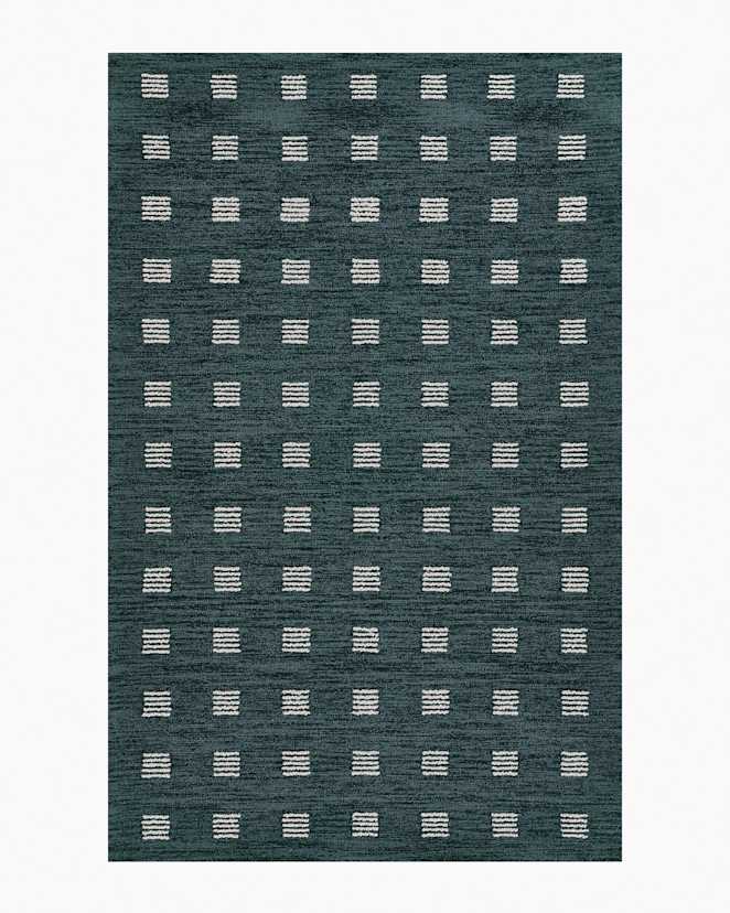 Blue Sullivan Hand-Tufted Wool Rug