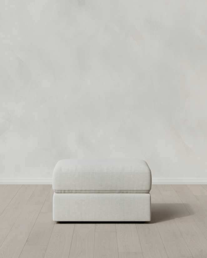 Sorrell Ashford Deep Seat Ottoman in Performance Chenille Linen Blend