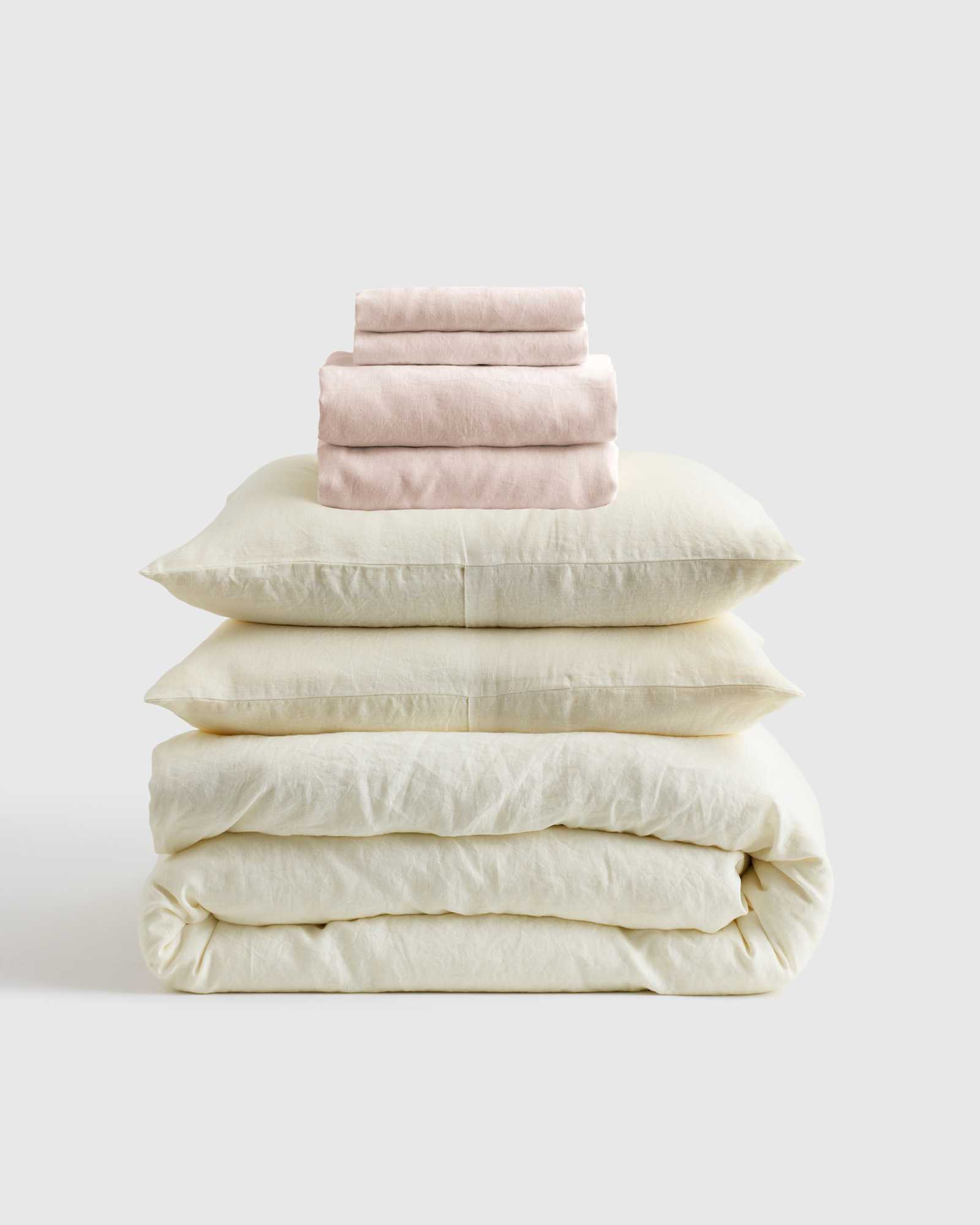 LinenSet BaseIvory SheetSoftBlush 1