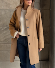 Wool Cashmere Cocoon Coat Caramel Faith Passantino 4x5 Thumbnail