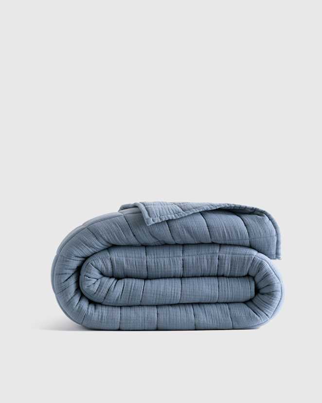 Mineral Organic Cotton Gauze Box Quilt