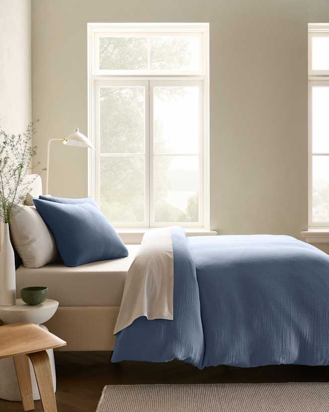 Mineral Housse de couette en gaze de coton biologique