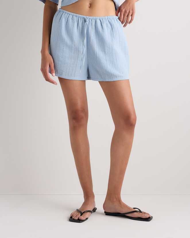 Ocean Breeze 100% Organic Cotton Gauze Shorts