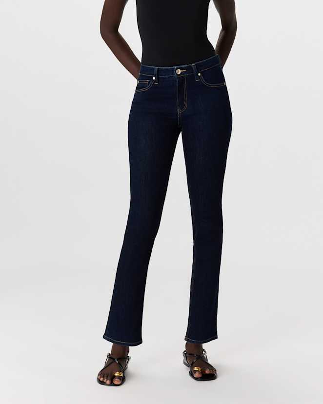 Deep Rinse Luna Stretch Slim Straight Jeans