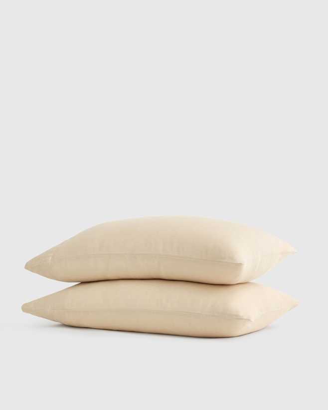 Oat European Linen Pillowcase Set