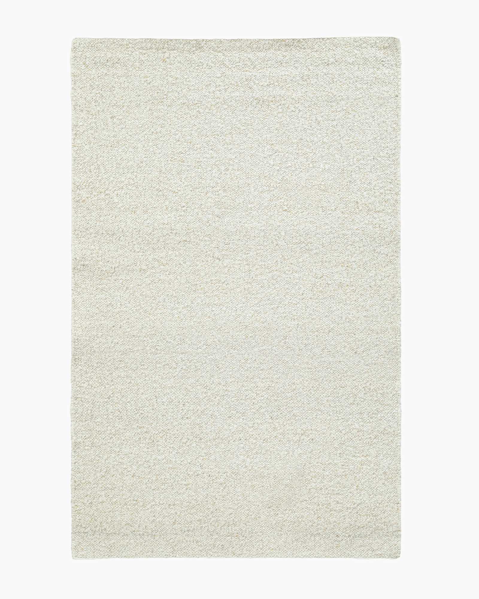 Ivory Liam Handwoven Wool Boucle Rug