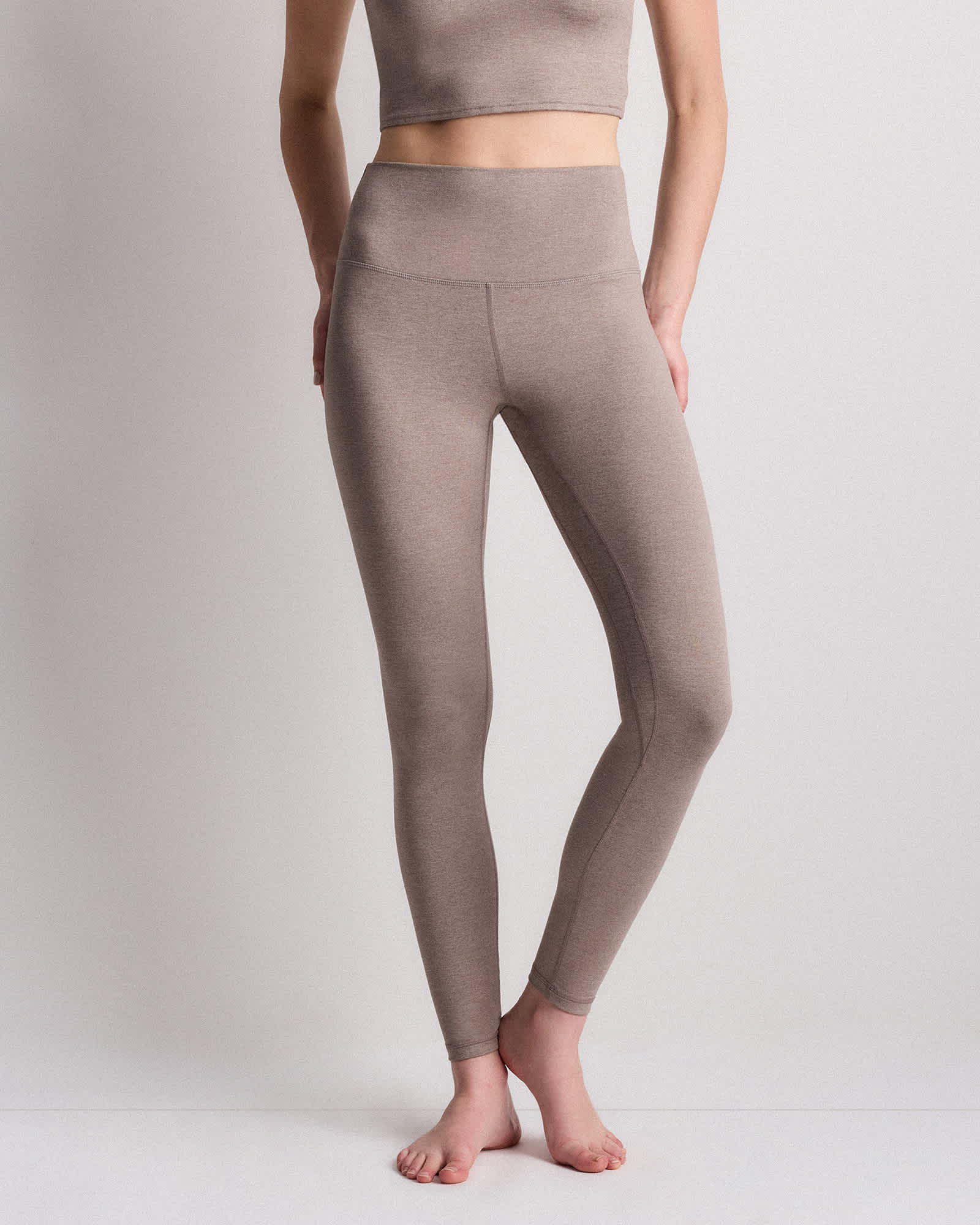 Heather Morel Grey Ultra-Soft High-Rise Legging