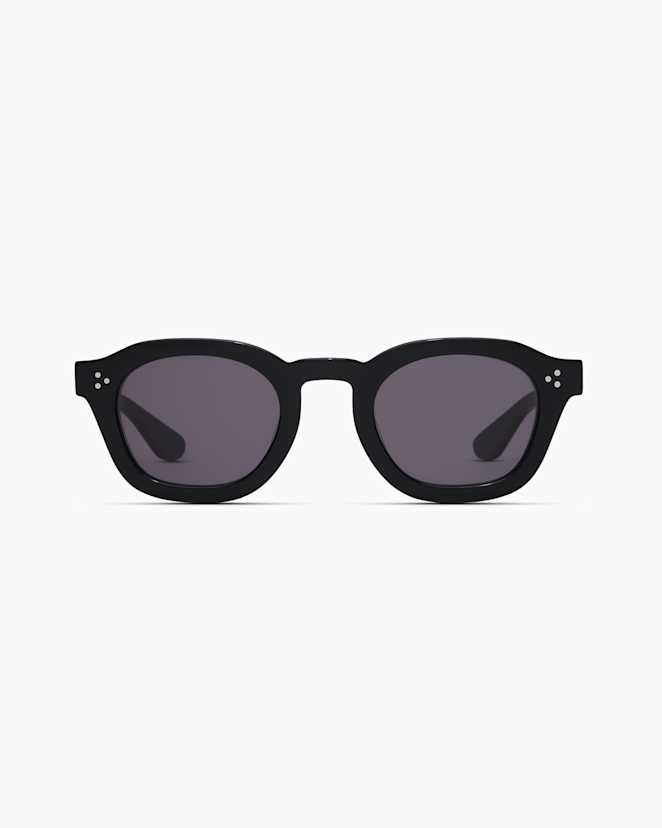 Black with Grey lens Maldives Polarized Acetate Sunglasses