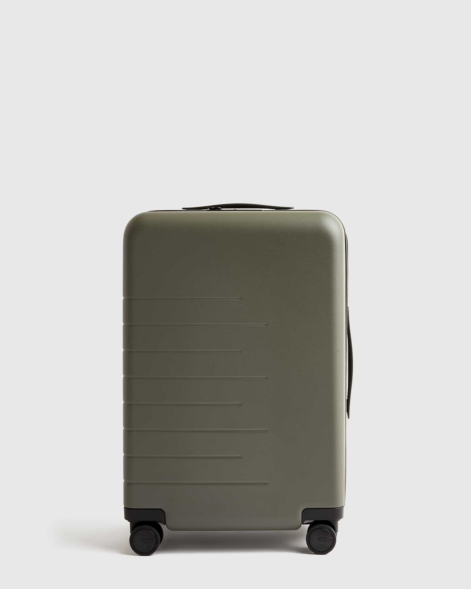 olive Expandable Carry-On Suitcase