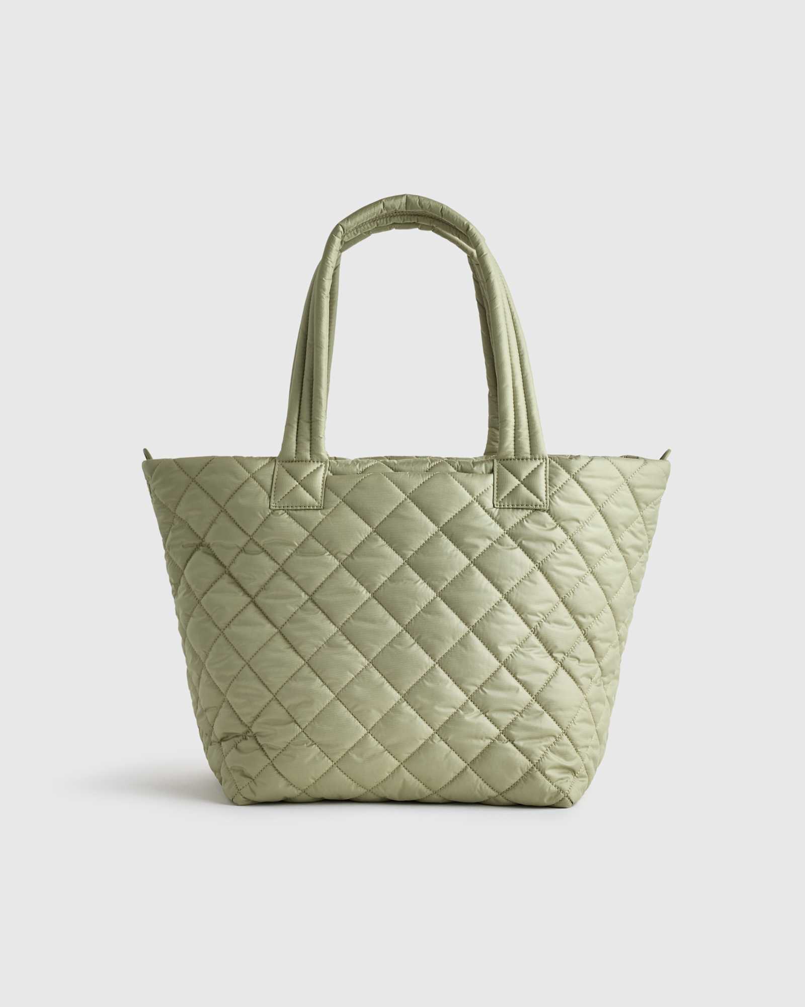tea-green Transit Quilted Carry-All Tote