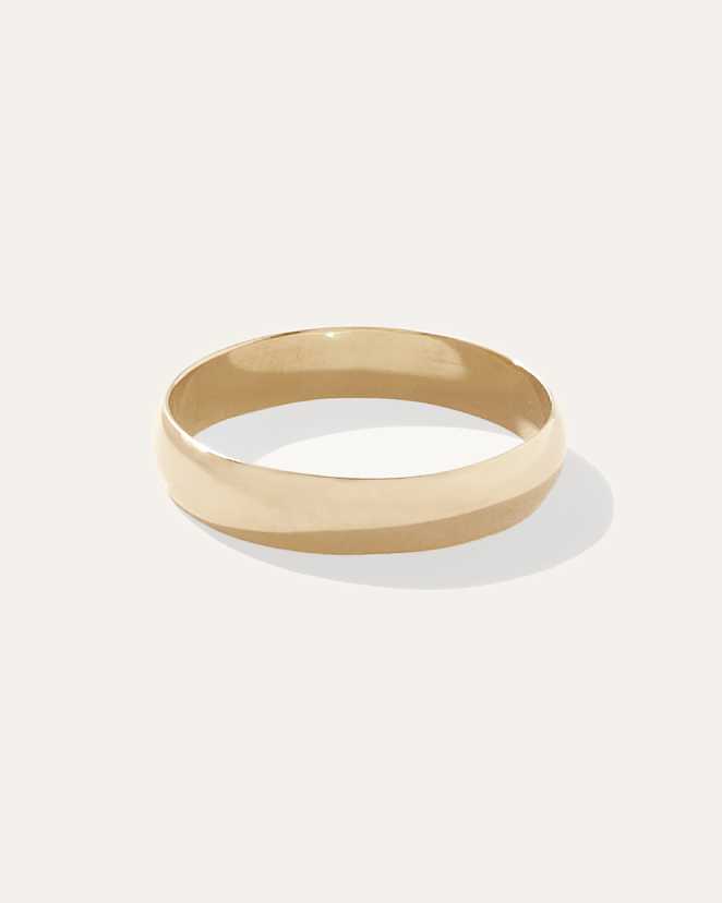 Yellow Gold 14K Gold Lightweight Round Edge Band