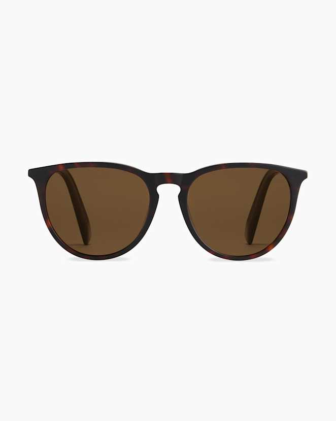 Tortoise with Brown lens Emily Polarized Acetate Sunglasses