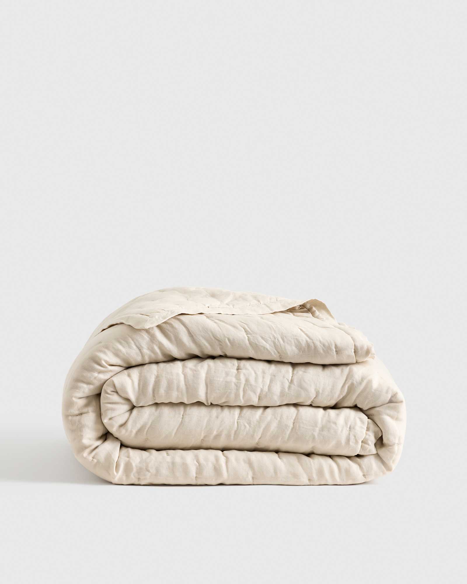 Sand European Linen Dream Quilt