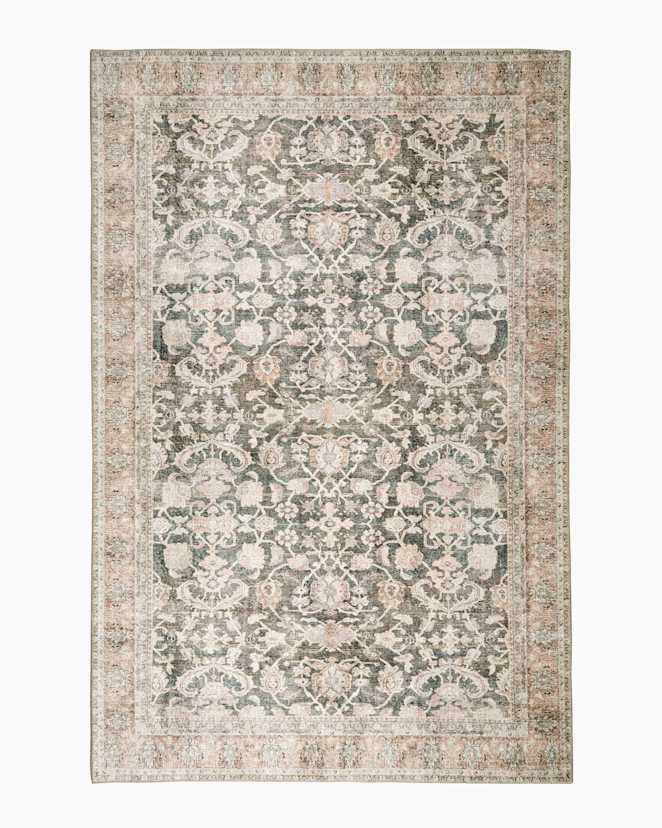 Green Verne Washable Rug