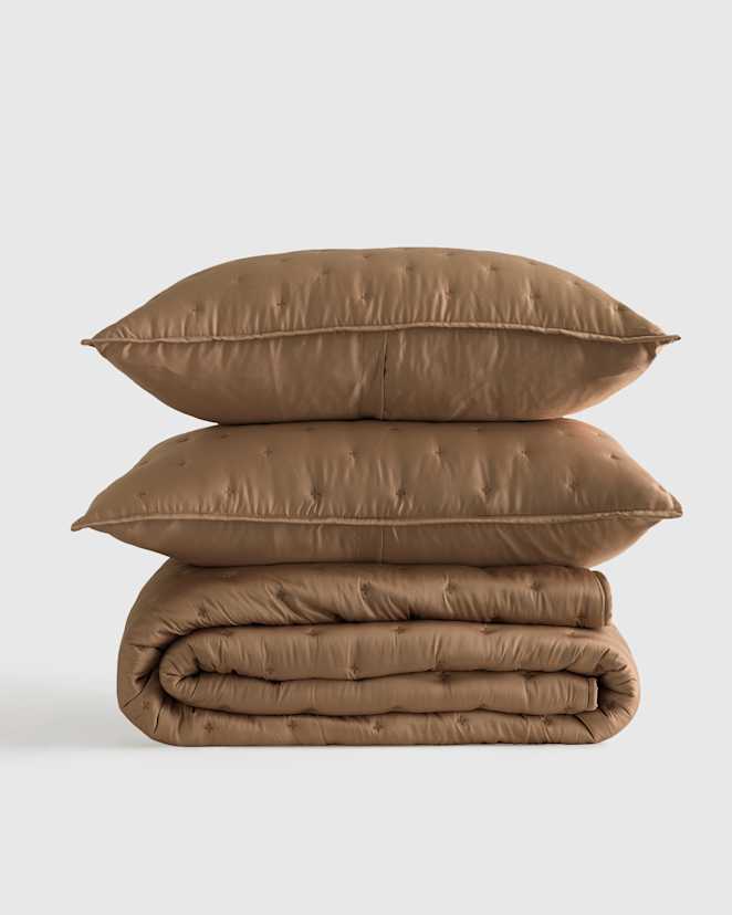 Walnut Bamboo Dream Quilt Set