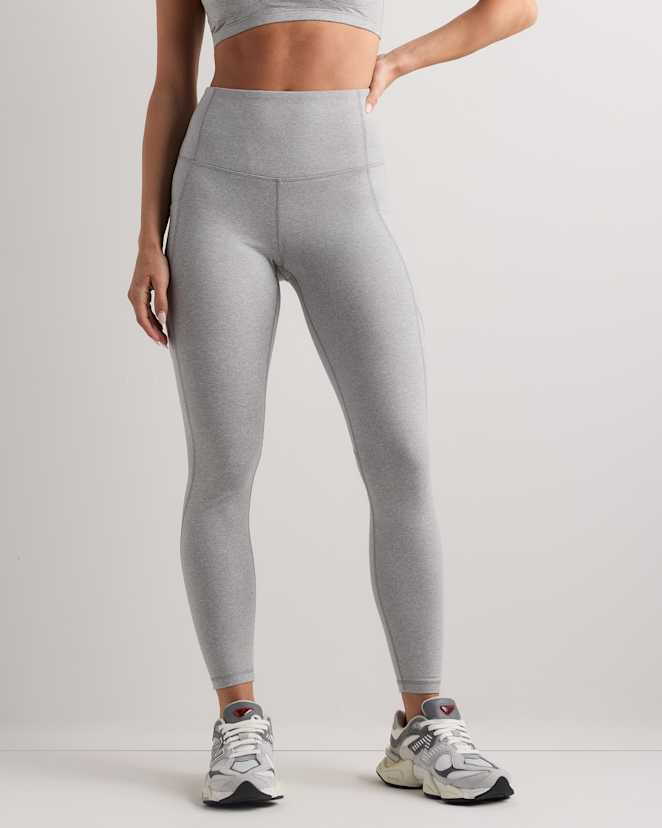 Heather Silver Filigree Ultra-Soft High-Rise Pocket Legging