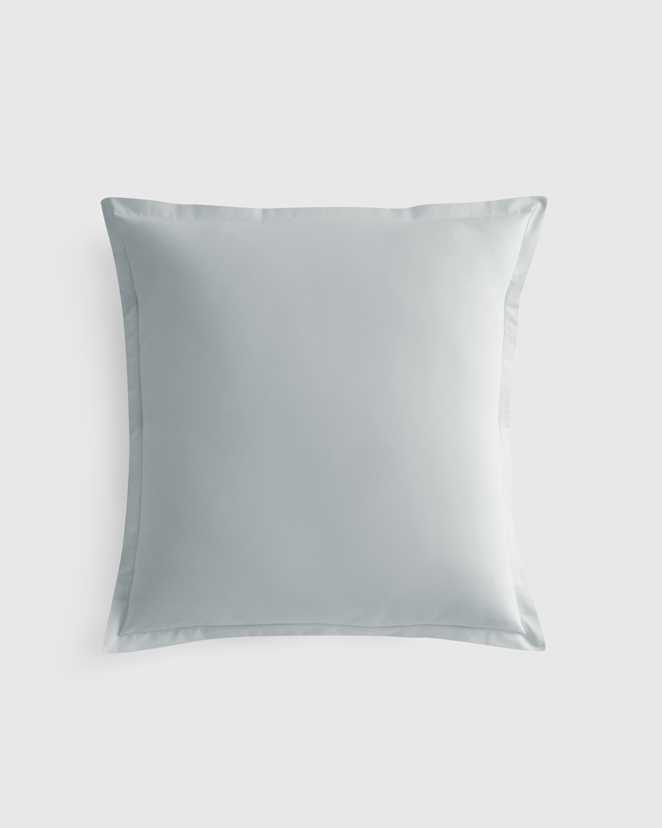 Mist Classic Organic Percale Euro Sham