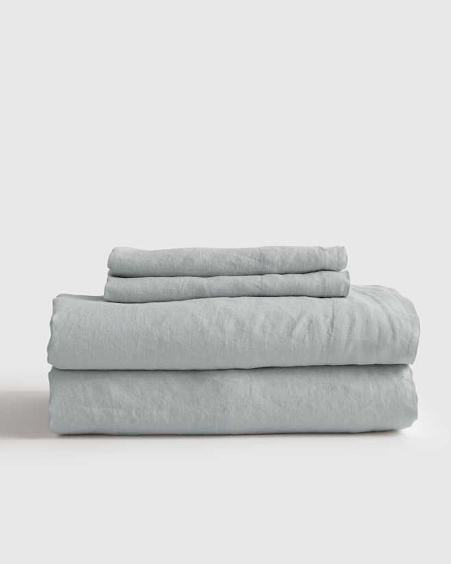 Mist European Linen Sheet Set