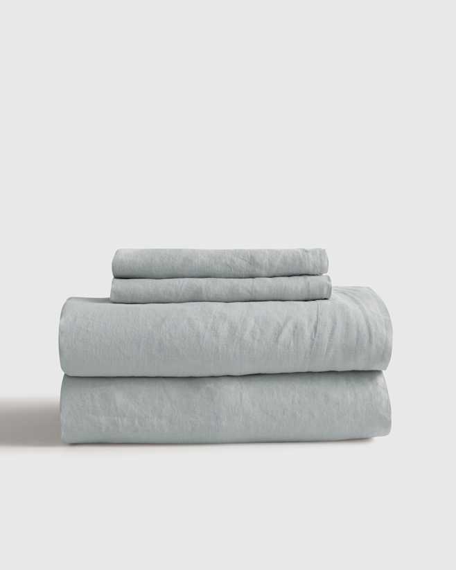 Mist European Linen Sheet Set