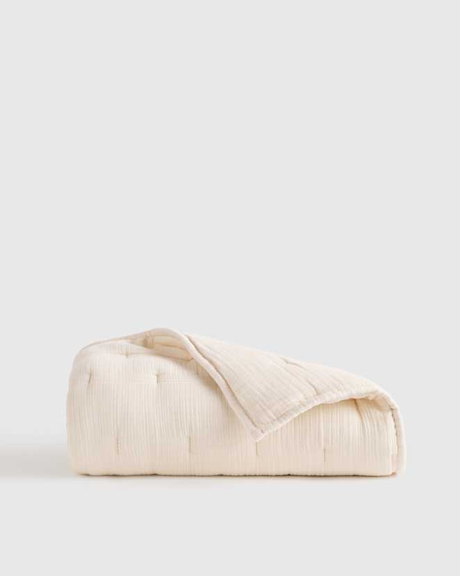 Undyed Couette pour tout-petit en gaze de coton biologique