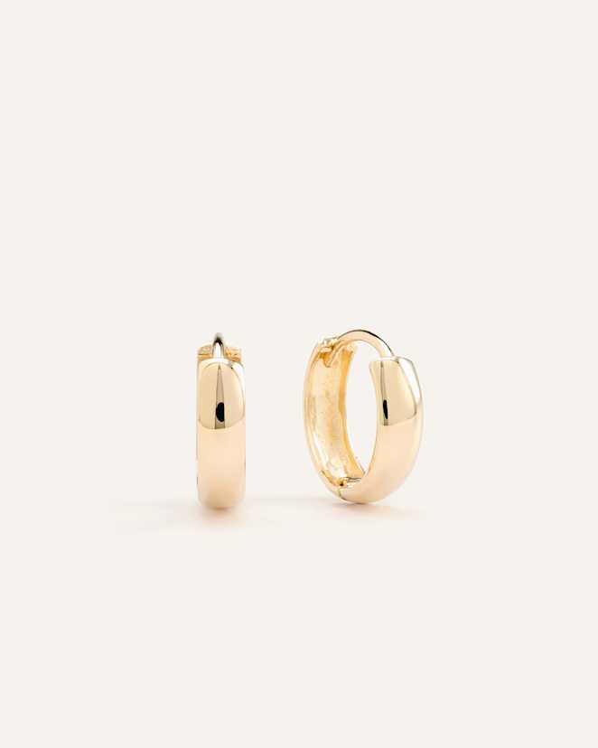 Yellow Gold 14K Gold Bold Hoops
