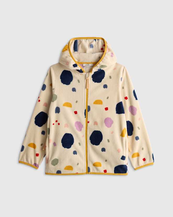 Abstract Geo Microfleece Cozy Jacket