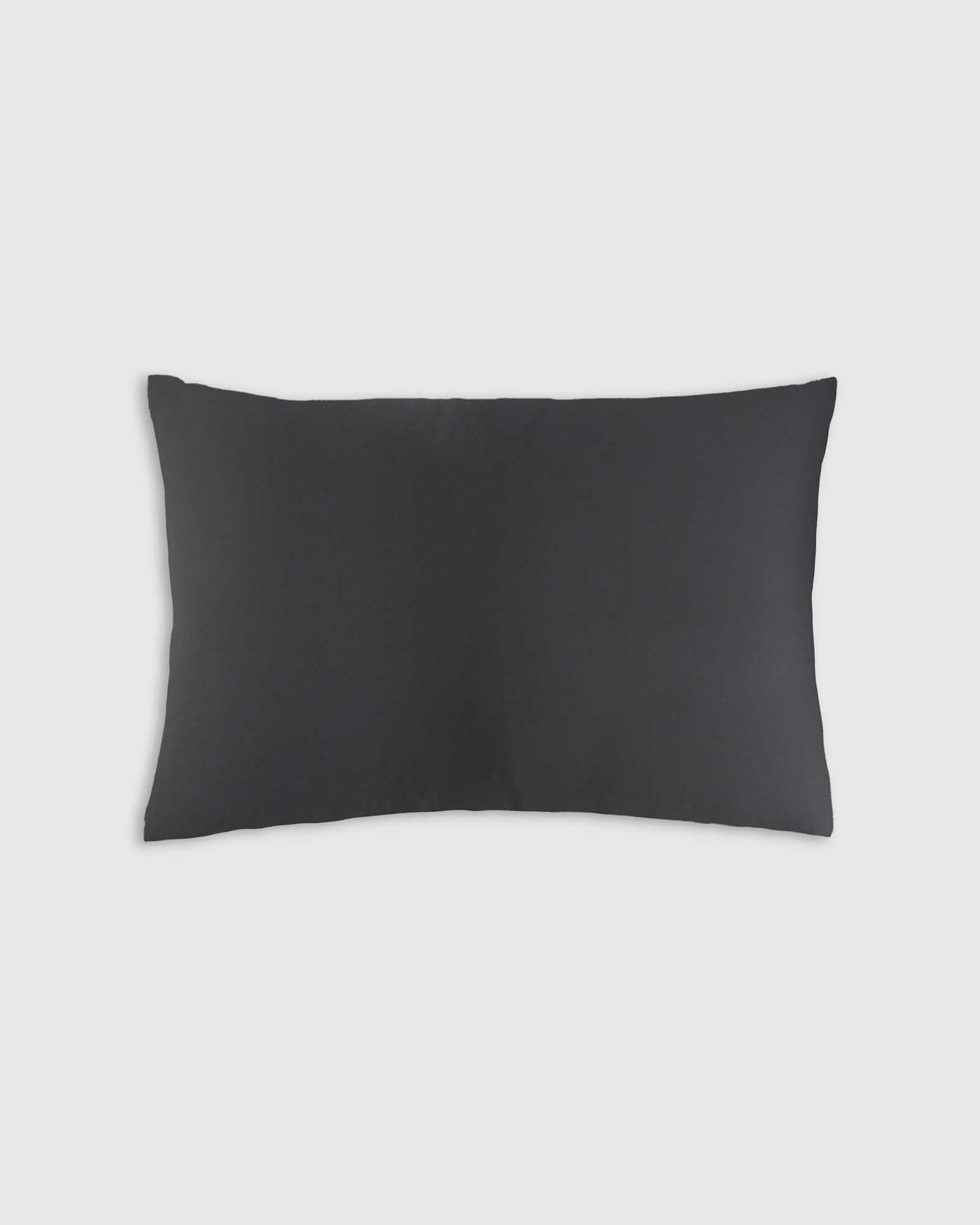 Charcoal Taie d'oreiller 100 % soie de mûrier