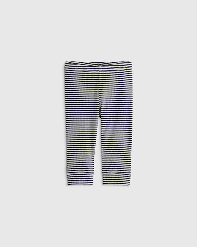 Navy Stripe Softest Rib Leggings