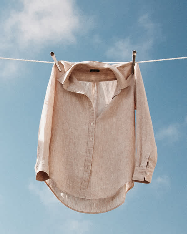 Driftwood 100% European Linen Long Sleeve Shirt