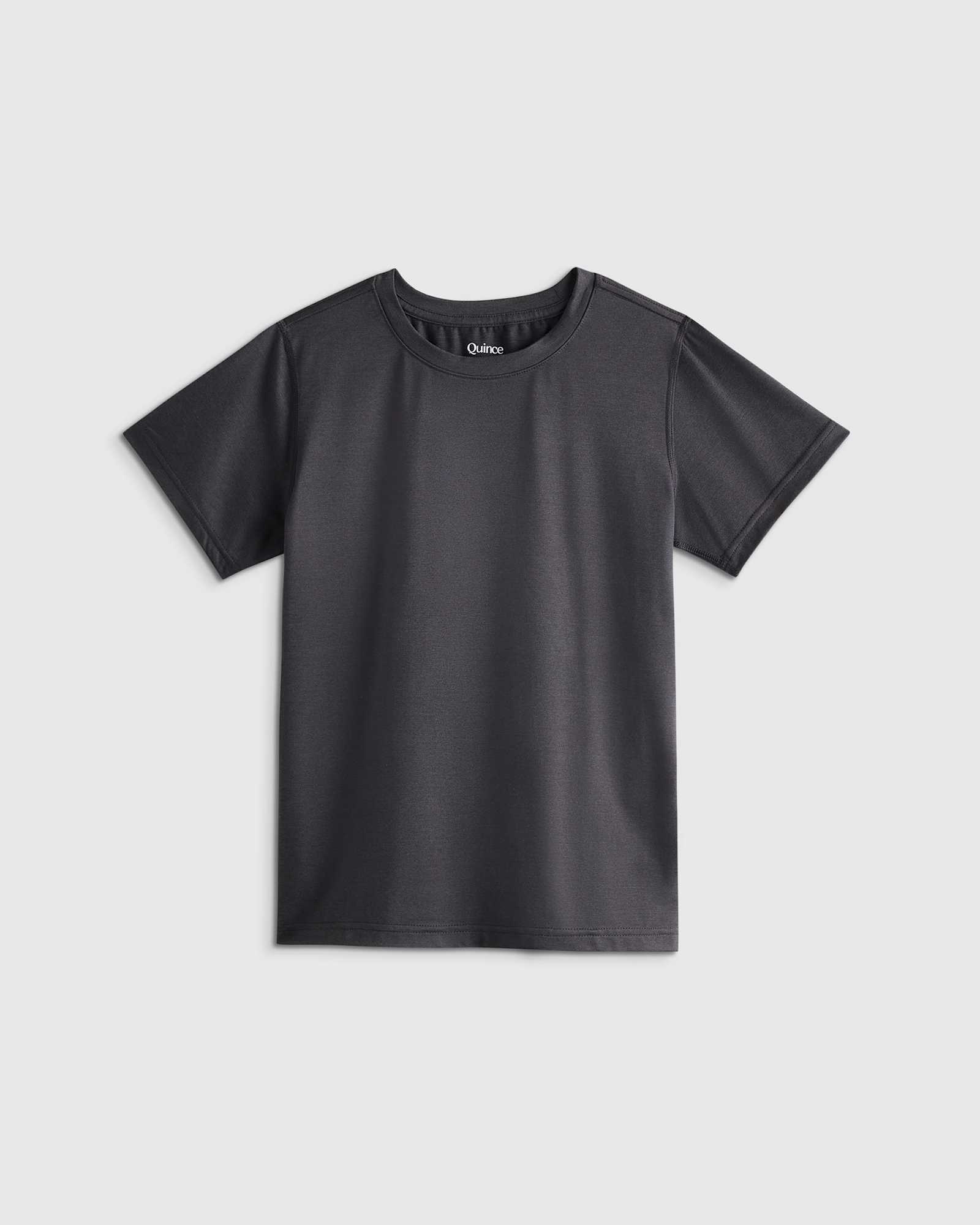 heather-black Flowknit Breeze Tee