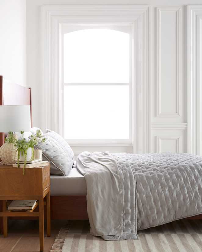Light Grey Bamboo Dream Quilt