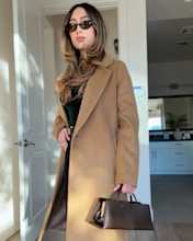 Wool Cashmere Classic Single-Breasted Coat Multi 4x5 thumbnail02